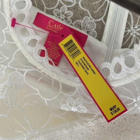 Women's Amelia Dress White NWT Bride Rehearsal Dinner or Bridal Shower - Picture 4 of 4